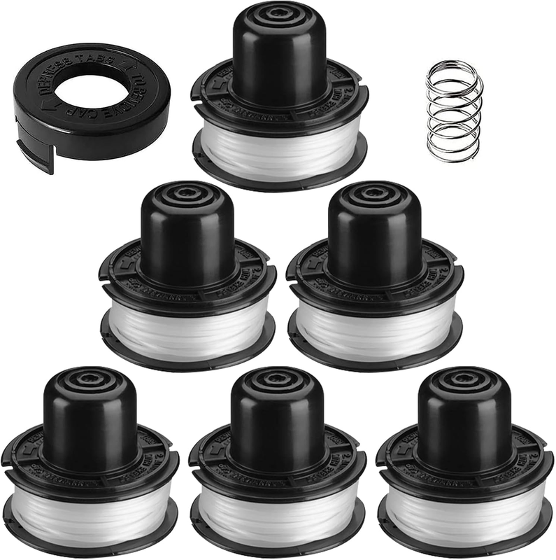 RS-136 Trimmer Line Spool for Black Decker ST1000 ST4000 ST4500 20Ft 0.065 8Pcs