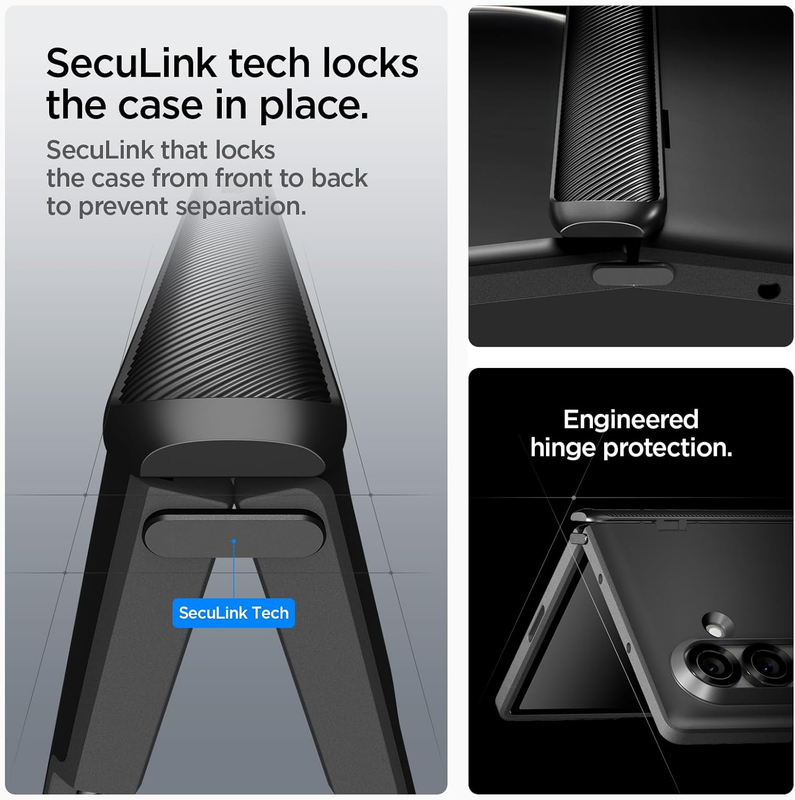 Case for Galaxy Z Fold 7 Case, Slim Armor Pro [MagFit] Designed for Samsung Gala