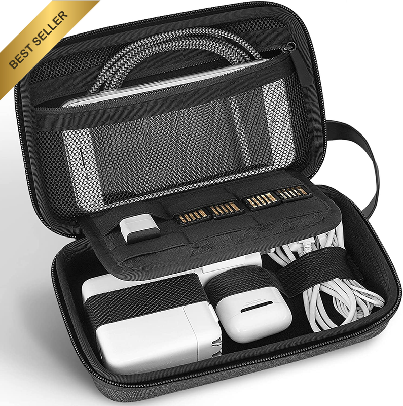Hard Case for MacBook Charger, Cable, Mouse, USB, SD Card, Power Bank