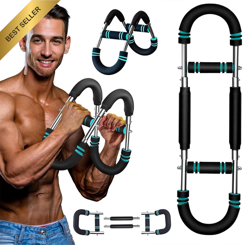 Twister Arm Trainer, 40-100Lb Adjustable Power Twister Bar for Chest, Shoulder &