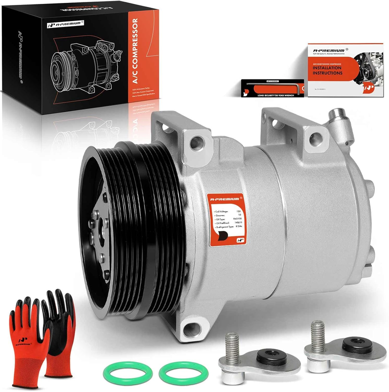 A/C Compressor with Clutch for Volvo C70 2004/2006-2013 C30 2008-2013