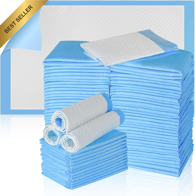 100 PCS Disposable Urine Pads Baby Diaper Changing Pads 45x33cm Absorbent Leakpr