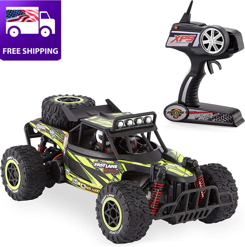Fast Lane Remote Control Race Car Sand Shark Toys for Kids Boys