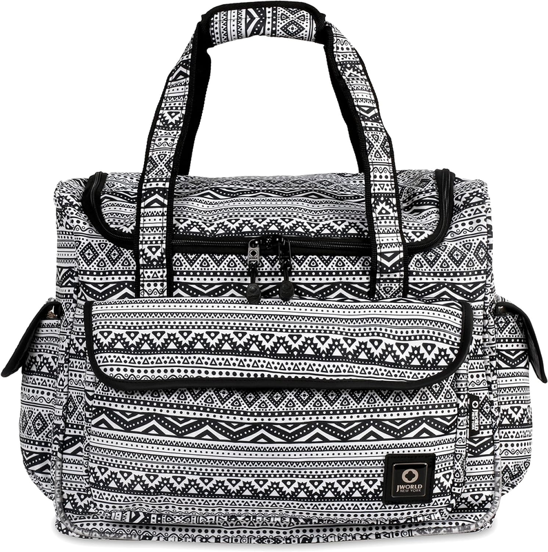Donna Rolling Tote Bag on Wheels for Women. Laptop Carry-On