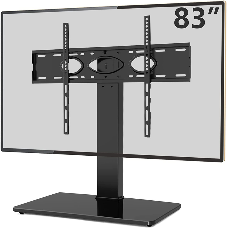 TAVR Universal Swivel TV Stand Base Tabletop TV Stand for 50-83 Inch LCD LED Fla
