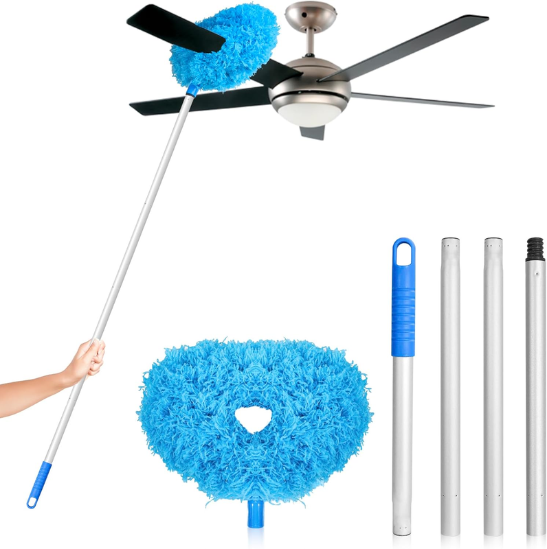 Ceiling Fan Cleaner Duster High Ceiling Extended Fan Blade Cleaner from 13 to 50