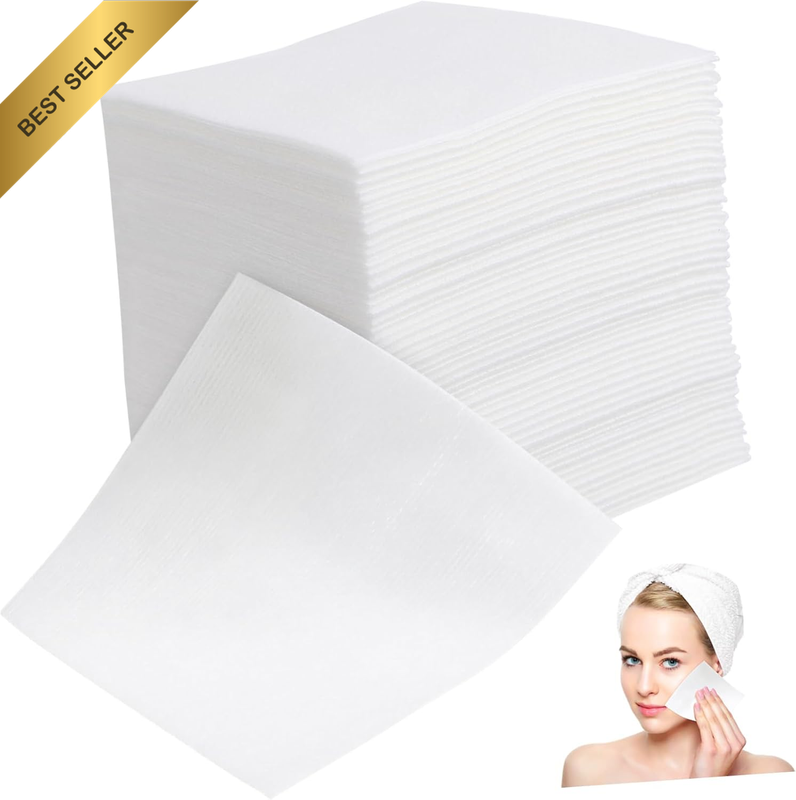 100Pcs Non Woven Gauze Wipes for Makeup Removal Skin Cleansing,All-Purpose Gauze