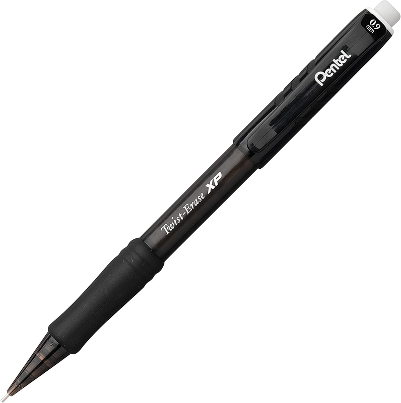 Pentel&reg; Twist-Erase&reg; Express Mechanical Pencils, 0.9 Mm, Smoke Barrel, Pack of 1