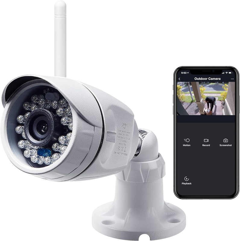 Hawk HD 1080P Outdoor Security Camera | IP66 Weatherproof Wifi Surveillance with