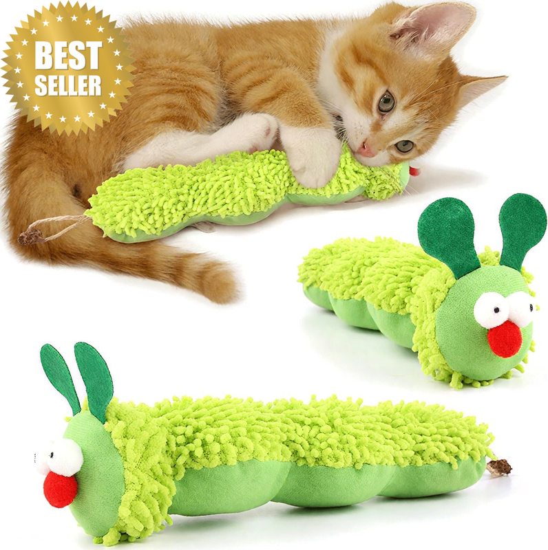 Cat Catnip Toy for Indoor Cats, Cat Chew Toy for Teeth Cleaning, Bite-Resistant