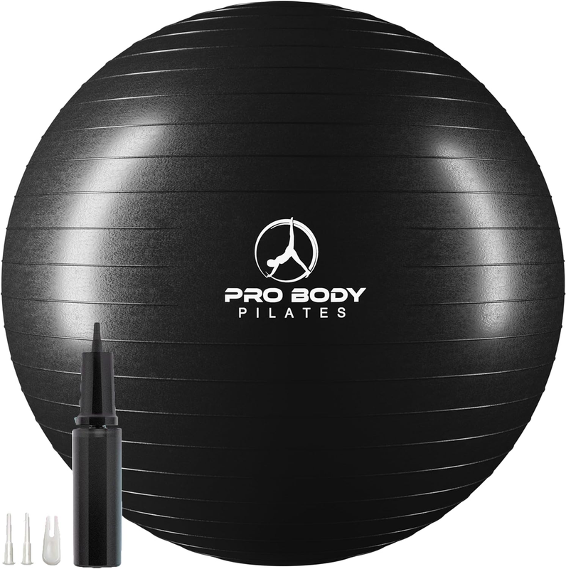 25.59 inch Exercise Ball Yoga Ball, Stability Ball Chair, Large Gym Grade W/Pump