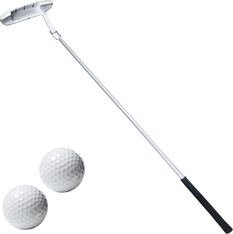 Golf Putter 33 Inch Blade Alignment Aid 4 Piece Removable Travel Set with Balls