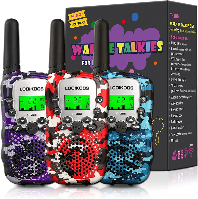 For Kids, 3 Kms Long Range 2 Way Radio Toys For Boys And Girls W