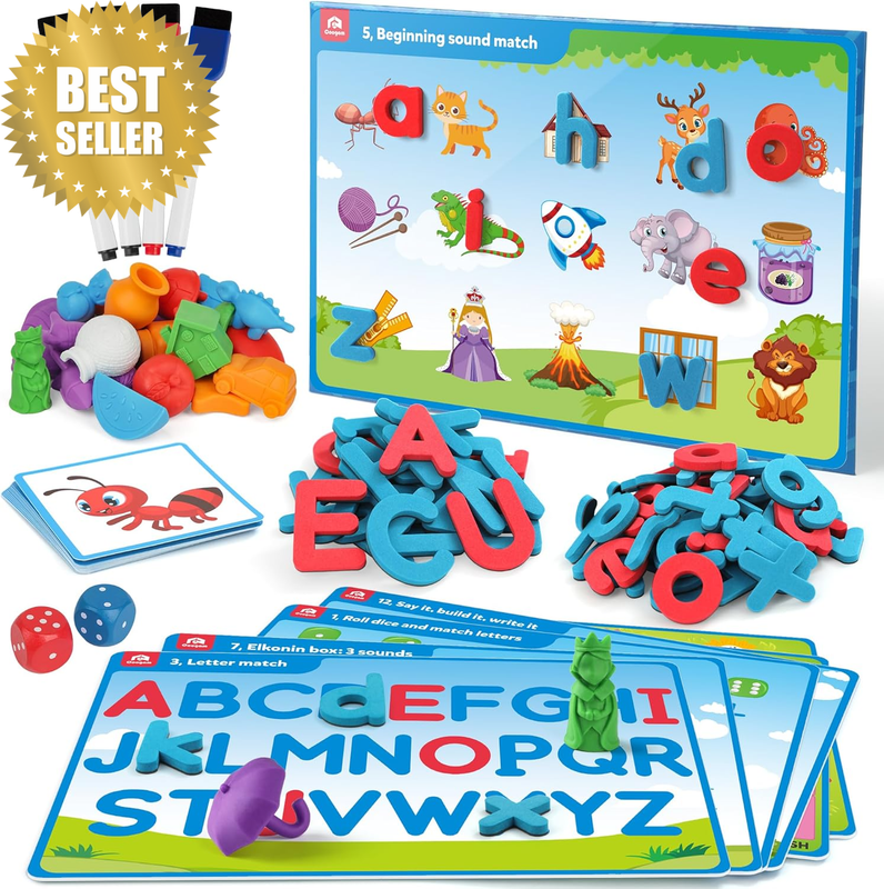 Preschool Alphabet Learning Playset for Children Aged 3+