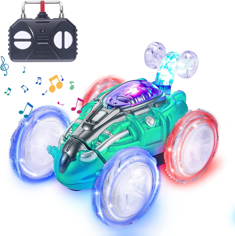 , Rc Cars, 2.4ghz Electric Rc Stunt Car With Sound & Light, 
