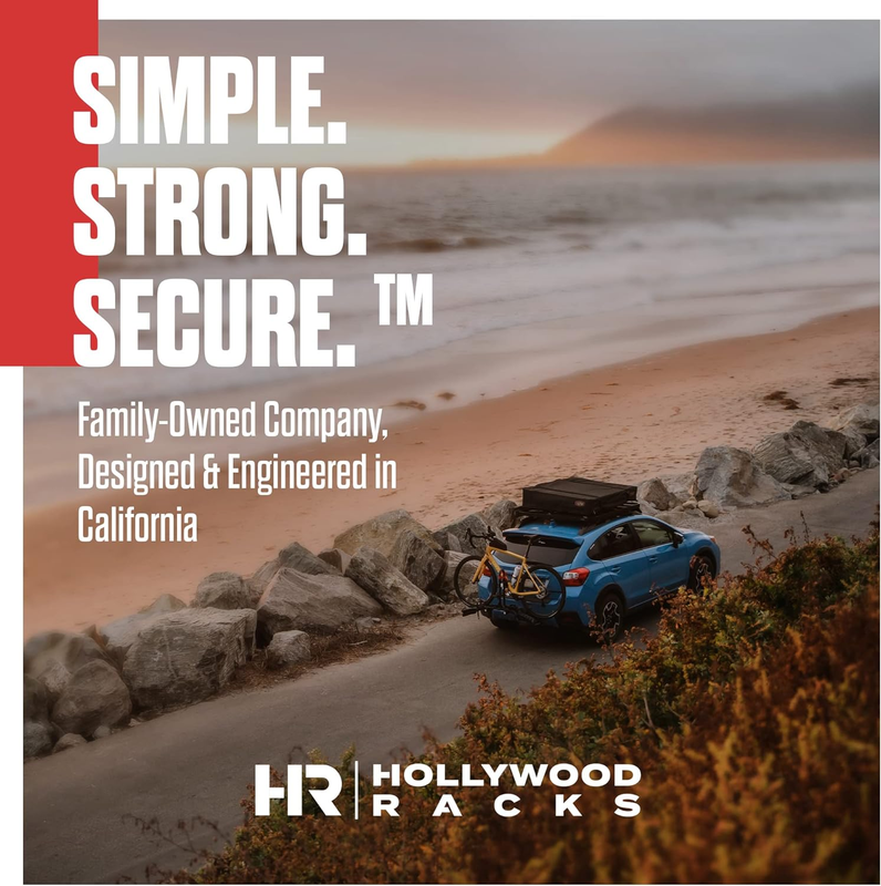Hollywood Racks Hollywood Rack Destination-Lightweight Platform Hitch Rack, Silv