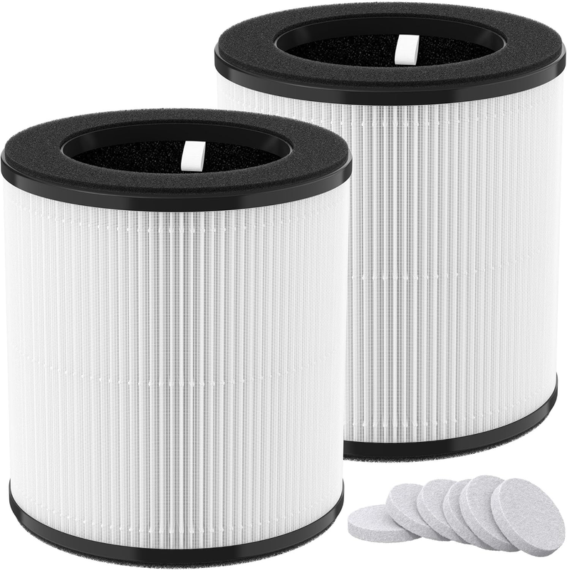 D10 Replacement Filters for Tailulu D10 Air Purifier 3-In-1 Activated Carbon