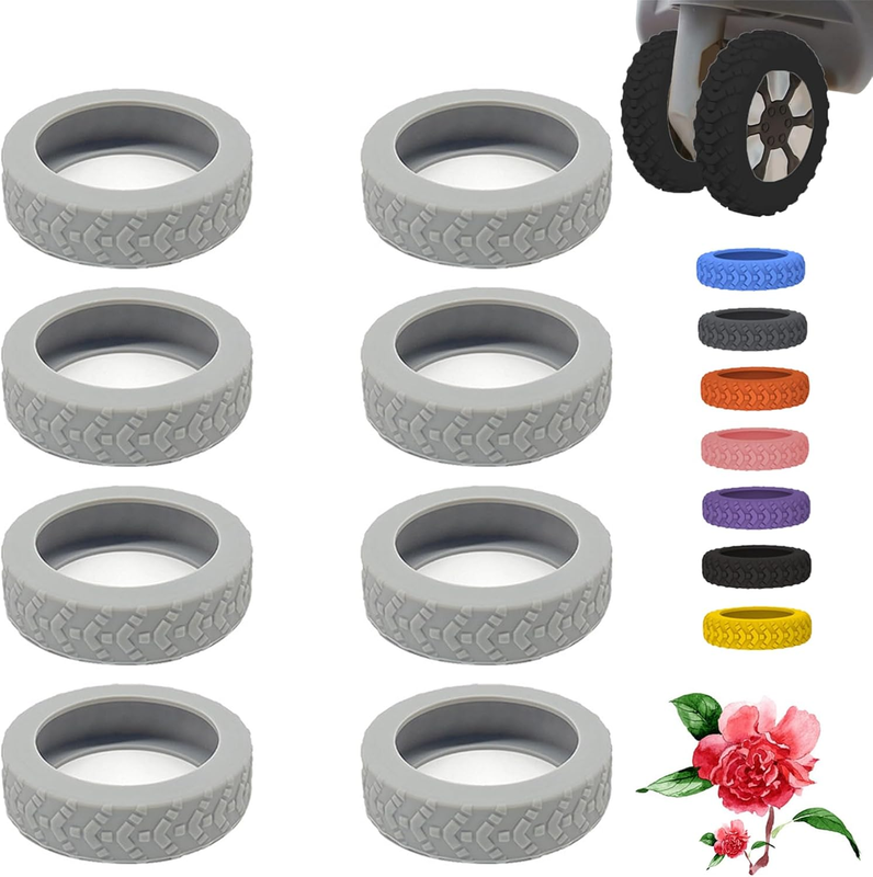 Luggage Wheel Protection Cover,8 Pcs Luggage Compartment Wheel Protection Cover,
