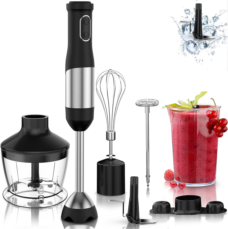 Immersion Blender 800W Scratch Resistant Hand Blender,20-Spe