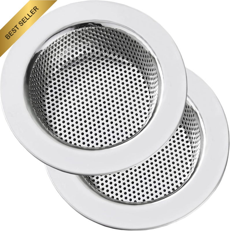 2 Pack Kitchen Sink Strainers, Stainless Steel Sink Strainer, 4.5