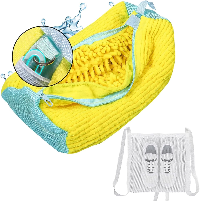 Shoe Washing Machine Bag, Shoe Laundry Bag for Washer and Dryer, Include Dry Net