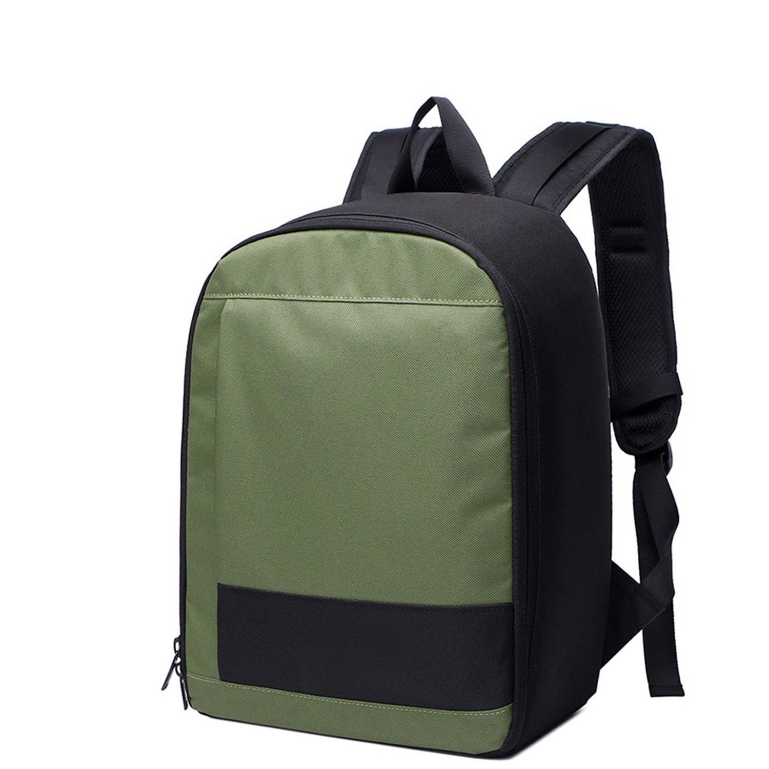 CADEN DELTA-6 Kamera Foto Rucksack Laptop Tasche schwarz / armee grün