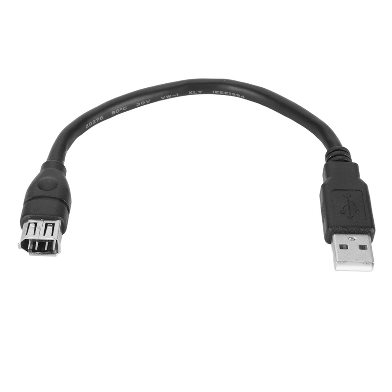 Firewire 1394 6 Pin to USB Adapter Cable, Firewire IEEE 1394 6 Pin Female to USB 2.0 a Male Adapter Converter Cable for Digital Camera, Digital Video Recorders, Printer, Hard Disk
