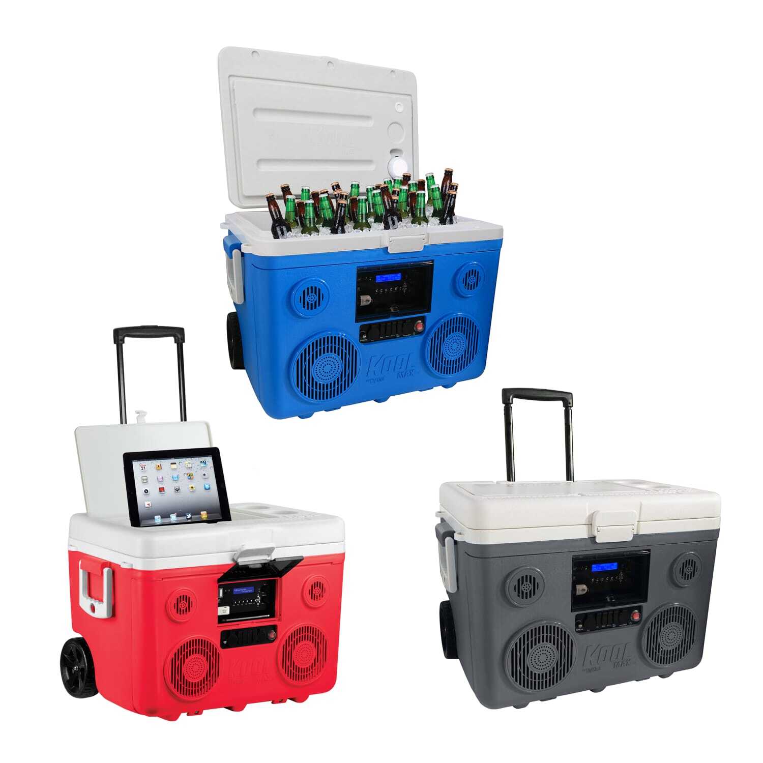 TUNES2GO KoolMAX 40 Qt Cooler w Bluetooth Speaker System TUNES2GO KoolMAX 40 Qt Cooler w Bluetooth Speaker System