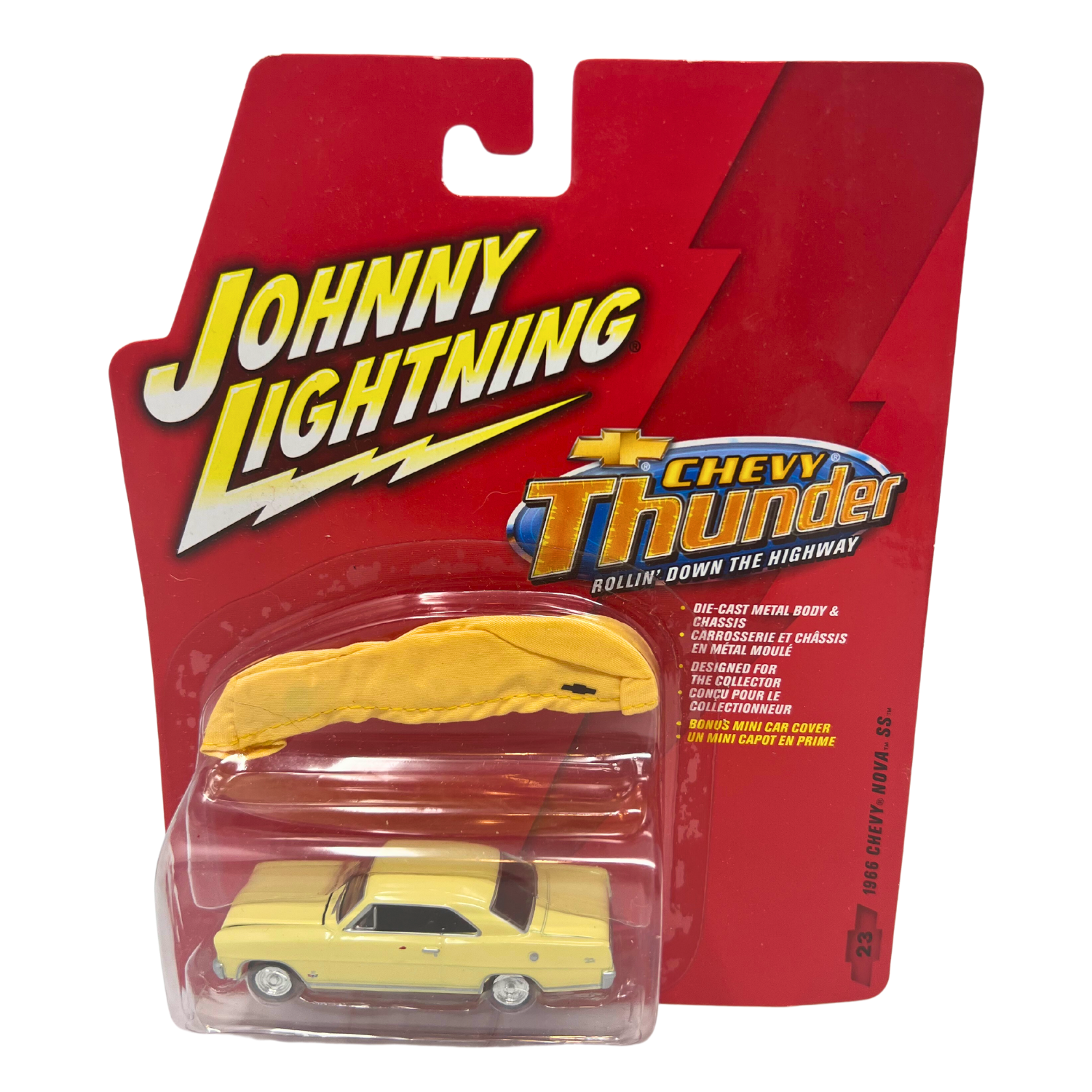 Johnny Lightning Chevy Thunder 1966 Chevy Nova SS 1:64