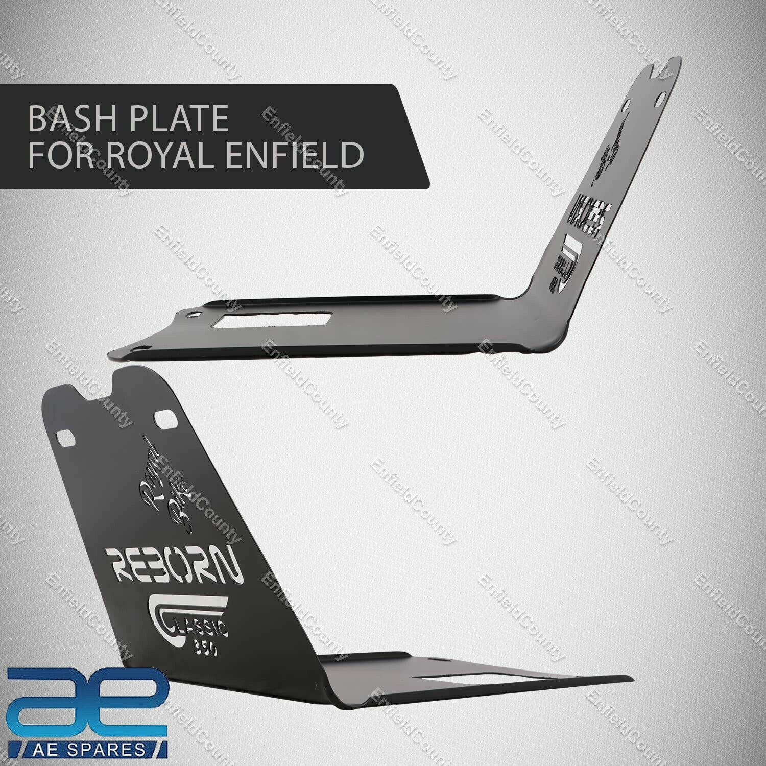 Engine Guard Sump Guard Bash Plate Fits Royal Enfield New Classic Reborn 350