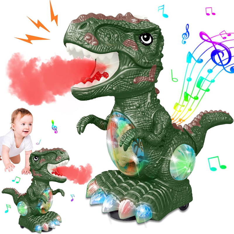 Dinosaur Toys for 3 Year Old Boy,Roar Music and Lights Toddler...