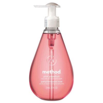 Method Gel Hand Wash Pink Grapefruit 12 oz Pump Bottle 00039