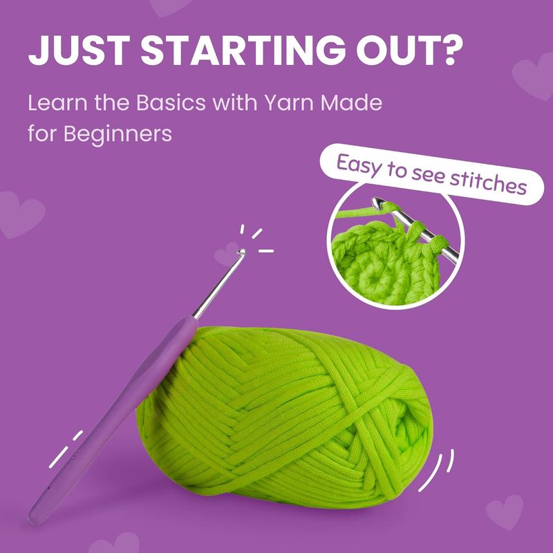 Crochet Kit for Beginners - Learn to Crochet Amigurumi Stuffed Animals - Gift -