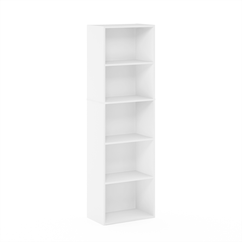 Furinno 11055 5 - Tier Reversible Color Open Shelf Bookcase