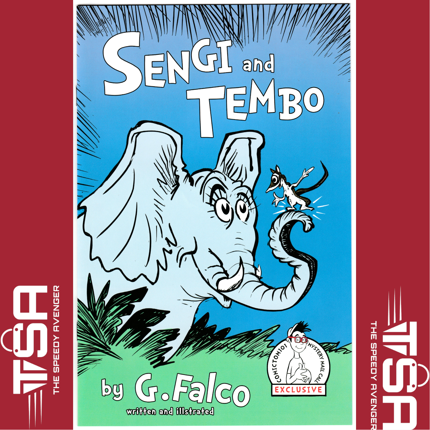 SENGI AND TEMBO #1 NateMadeIt Horton and the Kruggerbug Homage ComicTom101 MMC