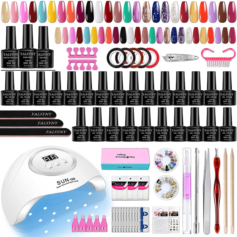 Kit De Lampara Secado UV LED Esmalte Unas Gel Manicura Curado Acr&iacute;lico Duradero
