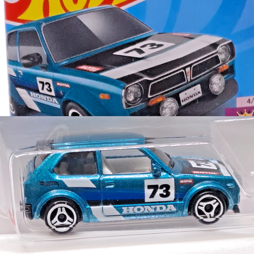 ミニカー Hotwheels 2024 Honda Civic EG custom!!! 2024 Hot Wheels Car 73 Honda Civic Custom EG Toys for Boys 1