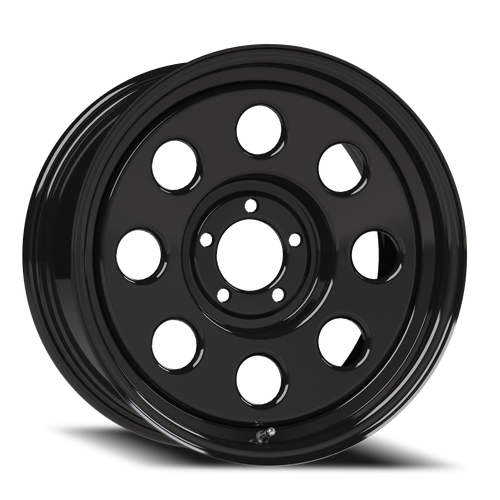 4 New Black Vision Soft 8 17X8 5-127 49680