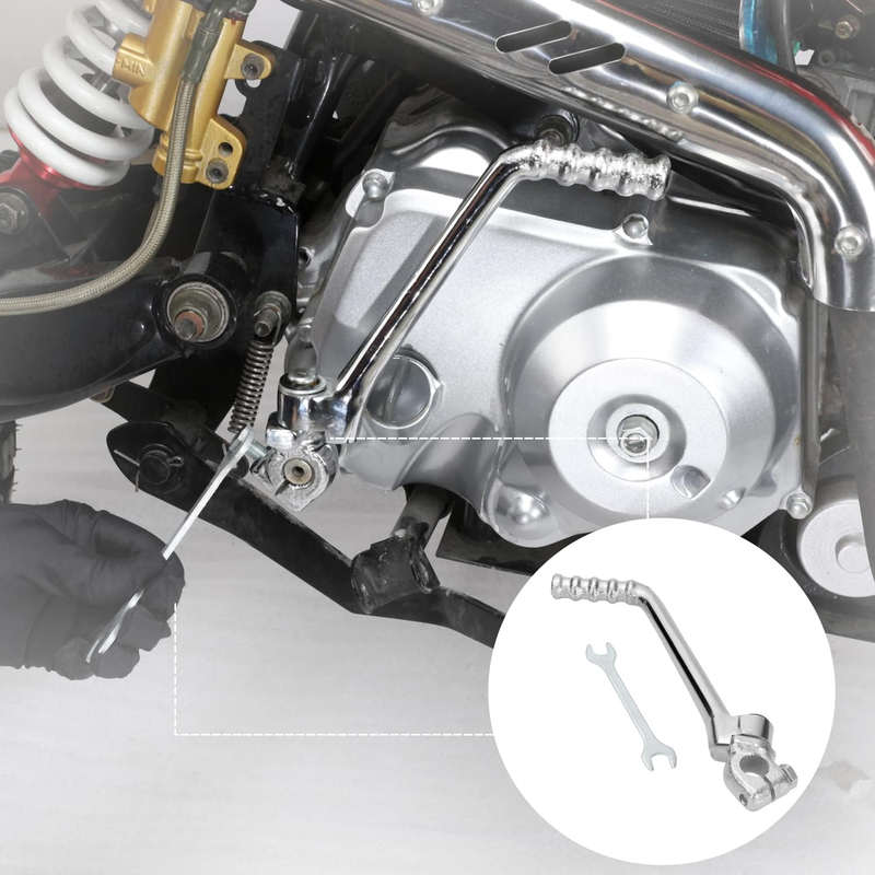 YOXUFA 13mm Kick Starter Lever for 50-125cc TaoTao, Coolster, Suzuki, Black