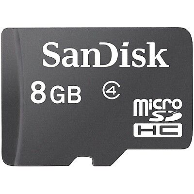 5 Pcs x 8G 8GB Sandisk Micro SD SDHC 8G 8GB TF Memory Card Class 4