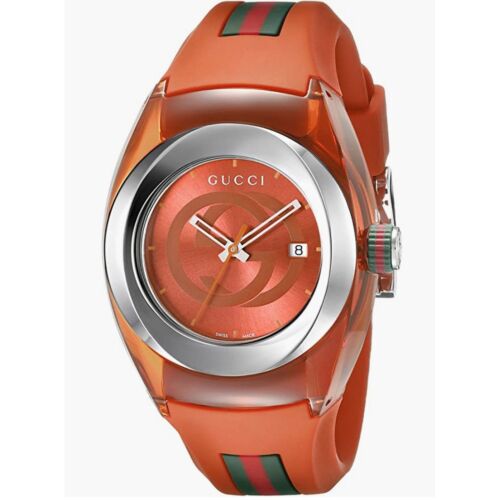 Gucci YA137311 Women s Sync YA137311 Orange Dial Quartz Watch eBay