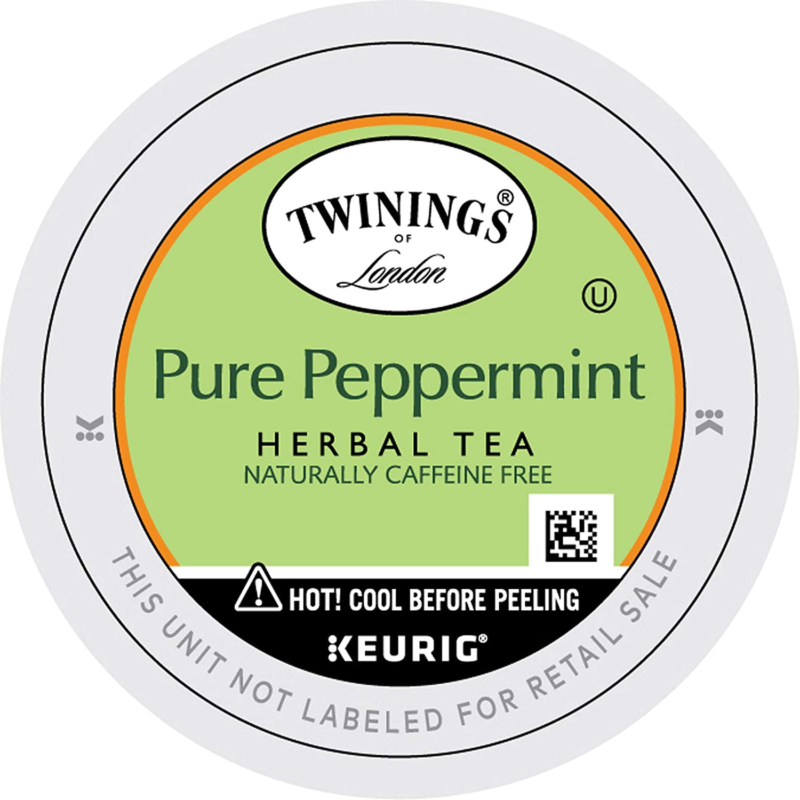 Twinings Pure Peppermint Tea K-Cup Pods 24 Count - FREE SHIPPING