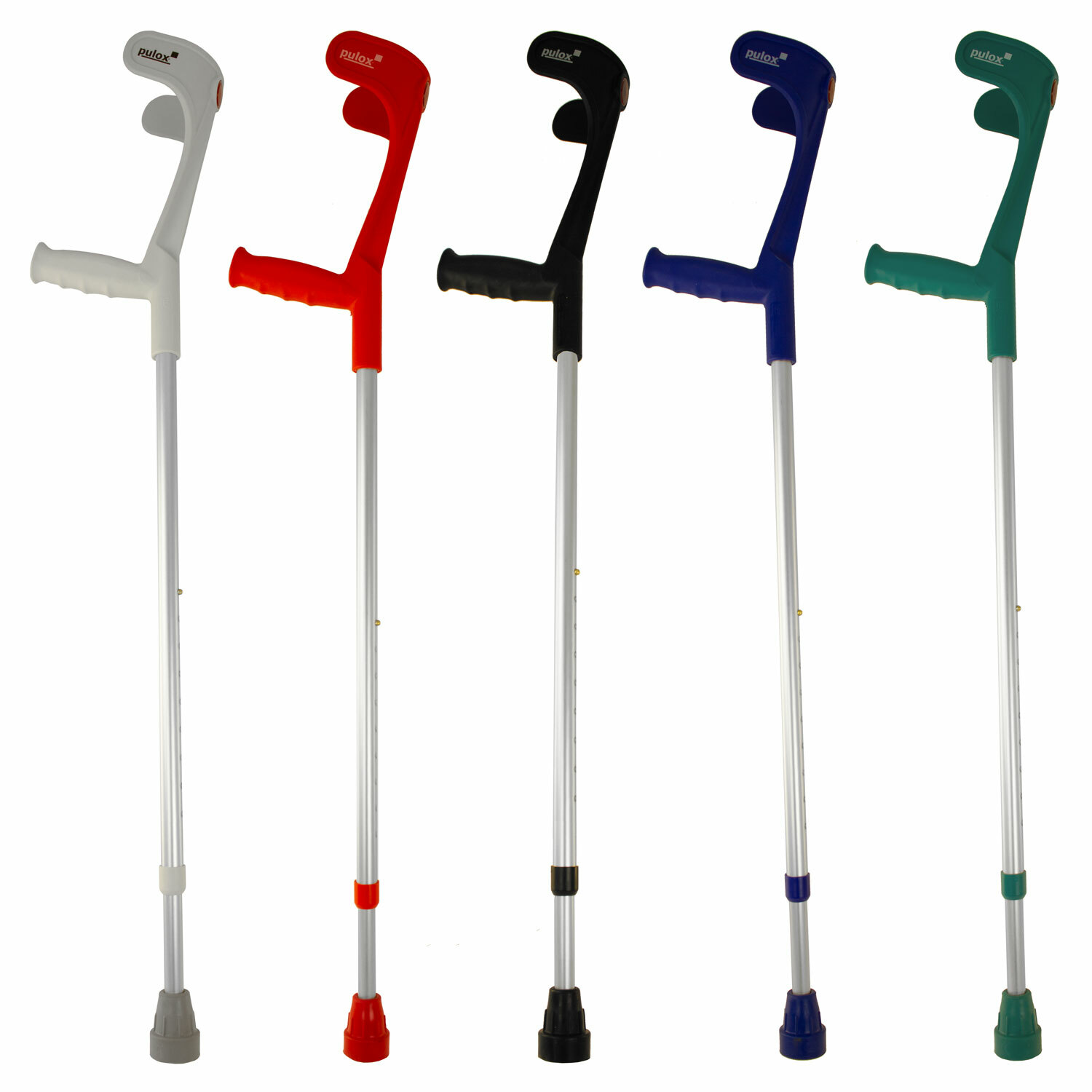 Krücke einzeln bis 140Kg Unterarmgehstütze Ossenberg Ergo Softgriff Pulox Design