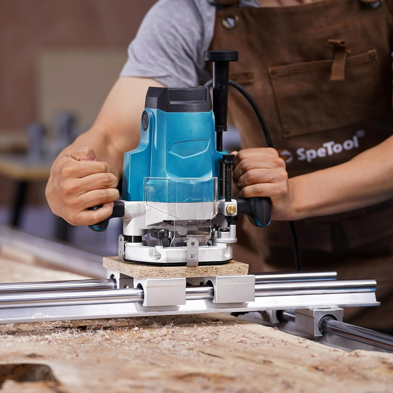 1/4 Inch Shank 1-1/4" Cutting Diameter Spoilboard Surfacing Router Bit 2+2 Inser