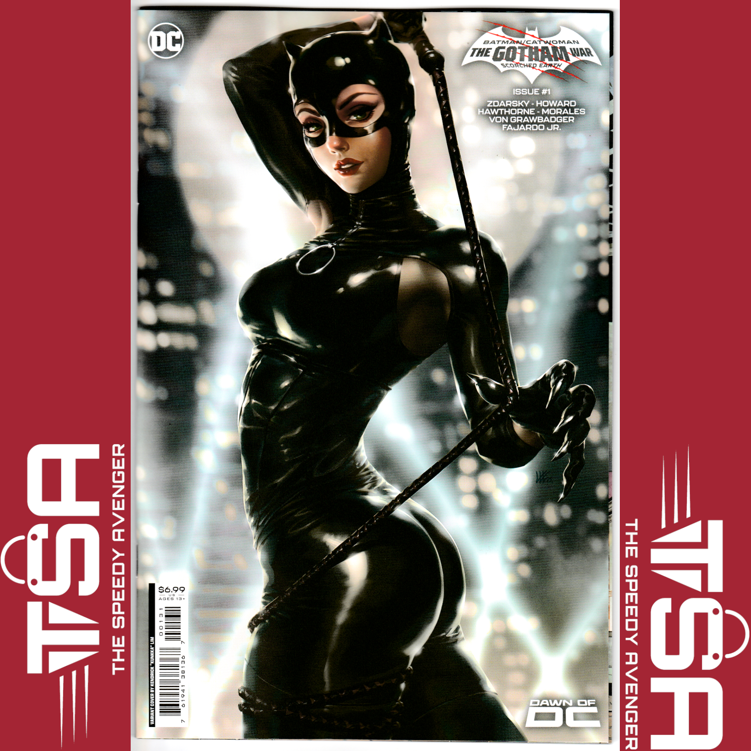 BATMAN CATWOMAN THE GOTHAM WAR SCORCHED EARTH #1 Kendrick Kunkka Lim Variant