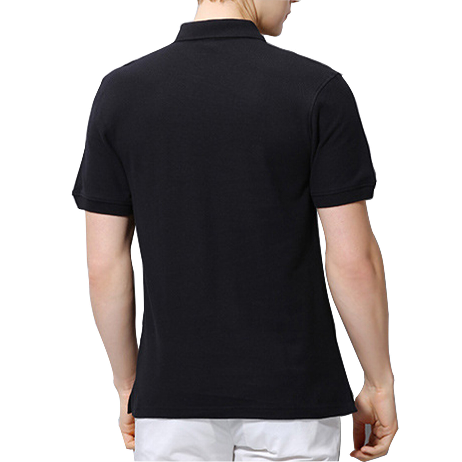 Men's Polo Shirt Dri-Fit Golf Sports Cotton Short Sleeve Jersey Casual Plain