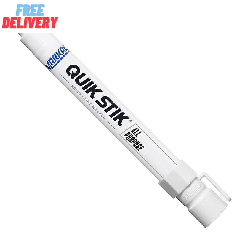 61051 Quik Stik Twist Long-Lasting Solid Paint Marker, White