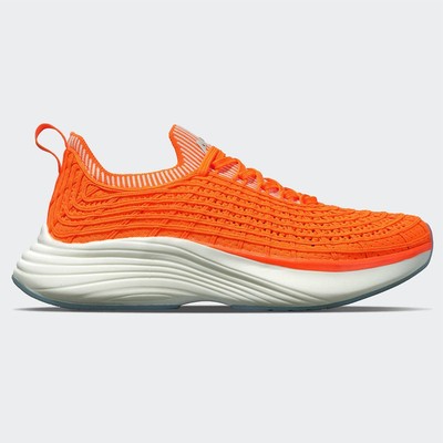 Pre-owned Apl Athletic Propulsion Labs Apl Women's Techloom Zipline Running Shoes In Molten/pristine/ribbed - Size 7