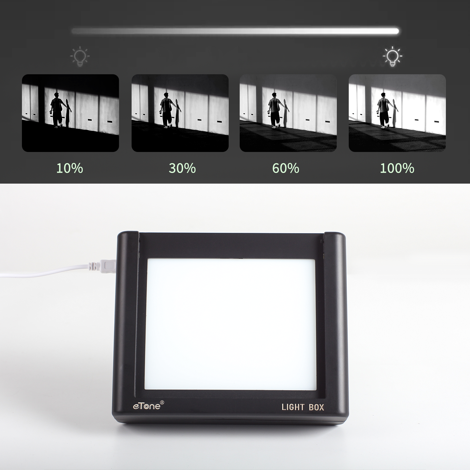 Digital Film Scanner Light Box Holder 135 120 4X5 Slide Film Negative Viewer