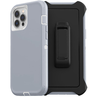 For Apple iPhone 12 Pro Max Case Cover Shockproof Series Fits Defender Belt Clip